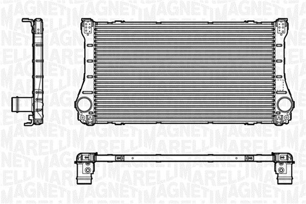 MAGNETI MARELLI Kompressoriõhu radiaator 351319201690